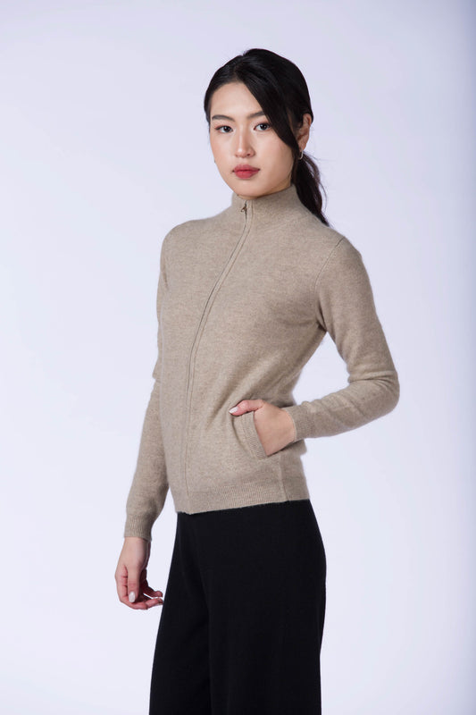 Zipper Cardigan