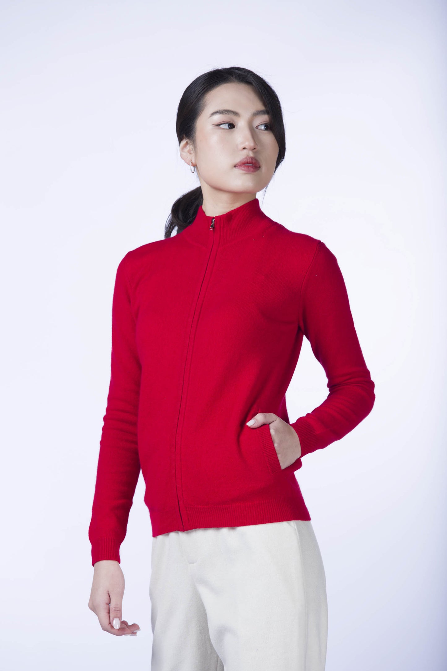 Zipper Cardigan