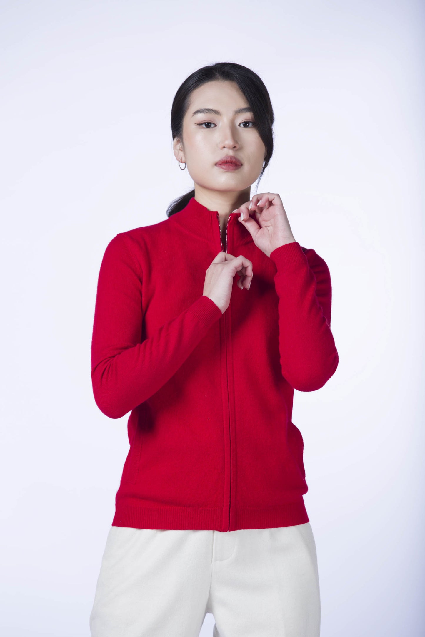 Zipper Cardigan