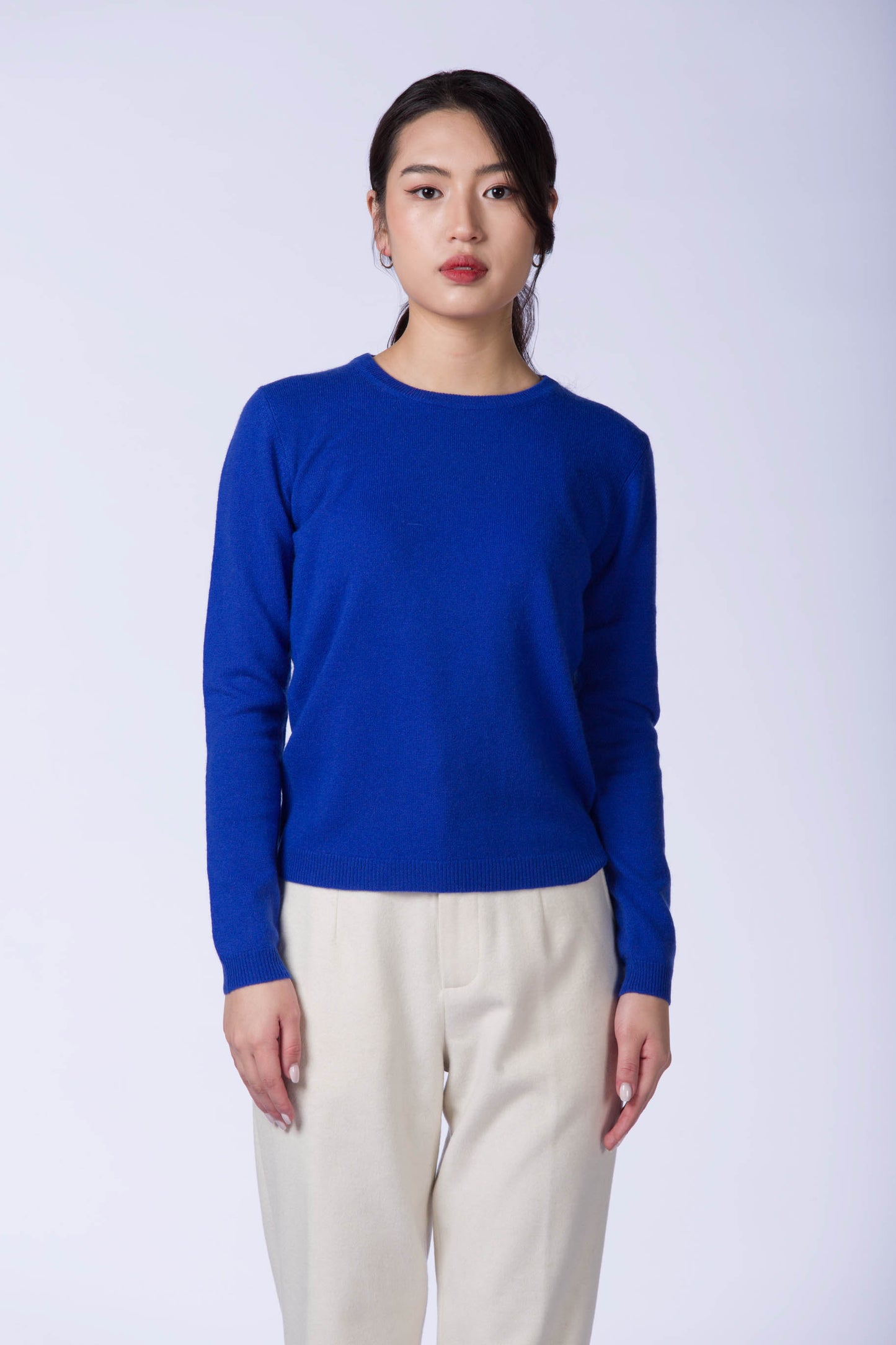 Mock Neck Cable Sweater