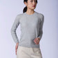 Mock Neck Cable Sweater