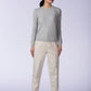 Mock Neck Cable Sweater